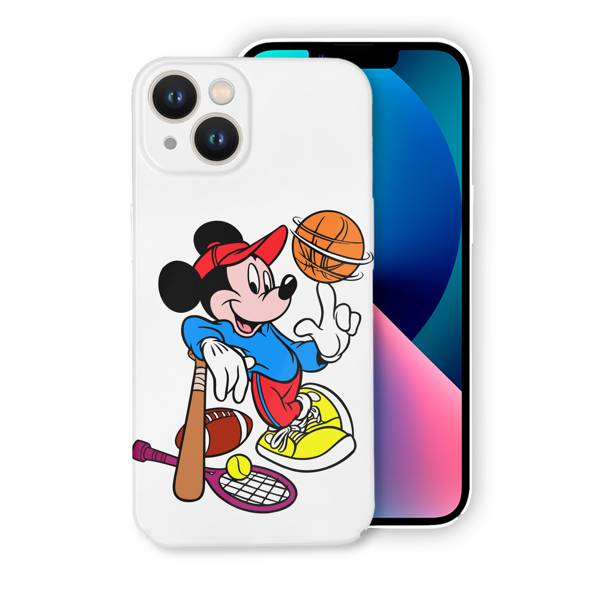 （画像用） ミッキーマウス Mickey Mouse 【iPhone 14シリーズ対応】ハードケース